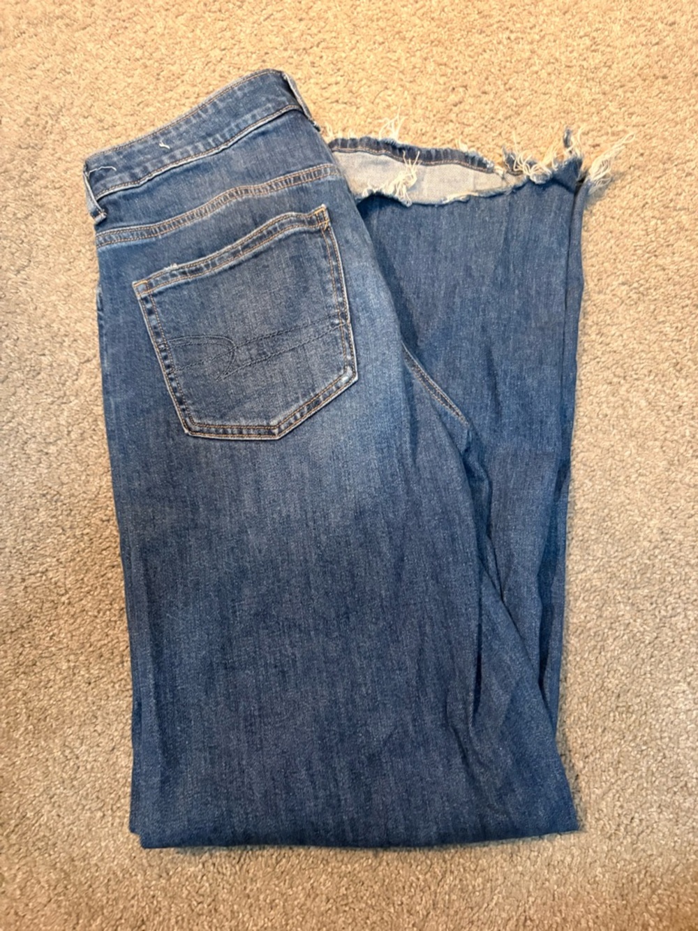 American Eagle Outfitters Blue Wide Leg Jeans